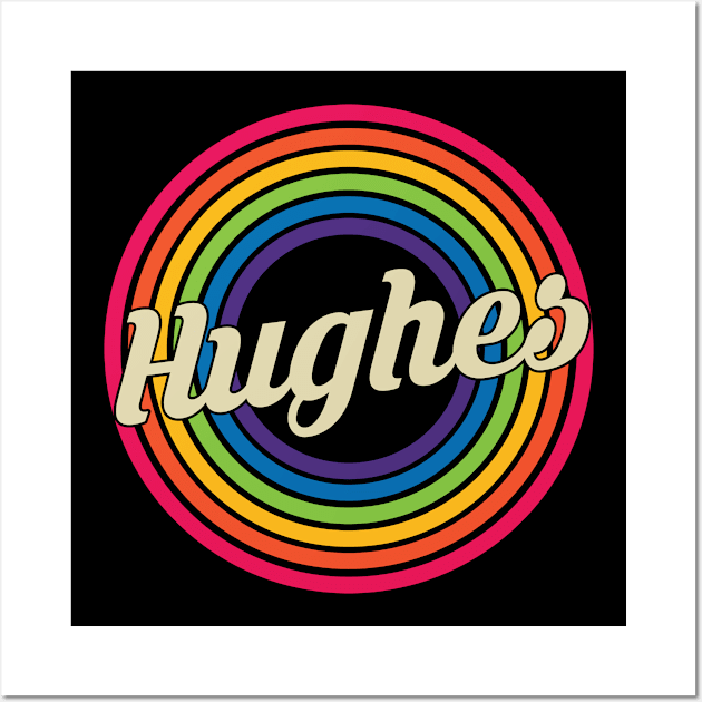 Hughes - Retro Rainbow Style Wall Art by MaydenArt